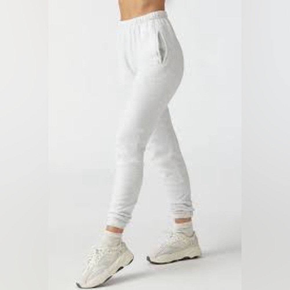 Joah brown light, gray empire joggers, size XS/S